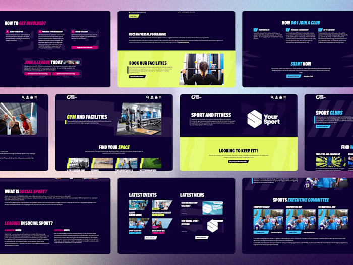 Your Sports, Mini Brand Website Redesign