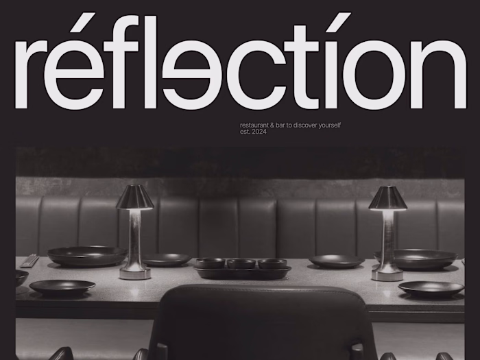Reflection:: Restaurant & bar to discover yourself :: Behance