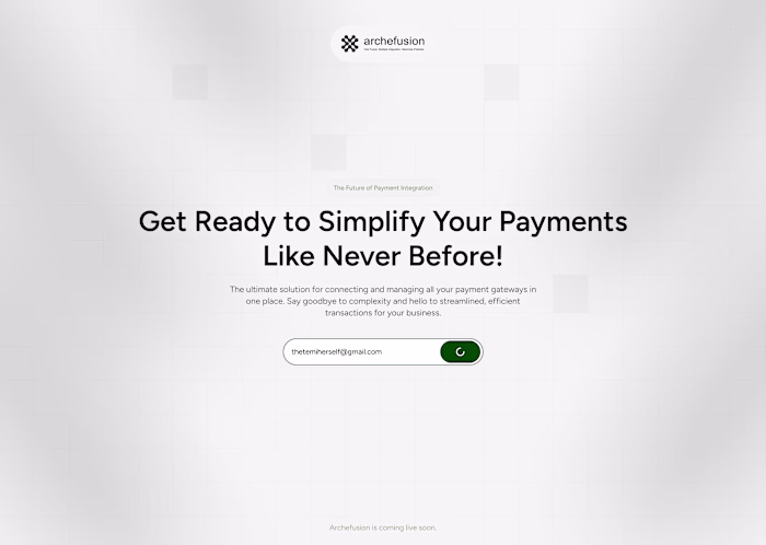 Intuitive MVP Development for Payment Gateway