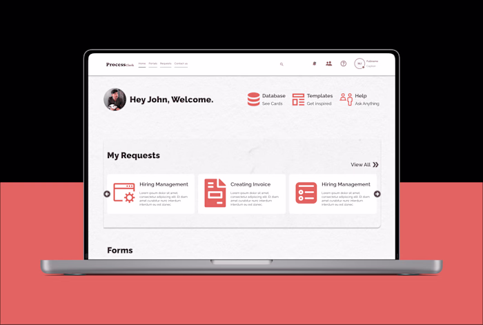 Process Clerk Immigration Web Application