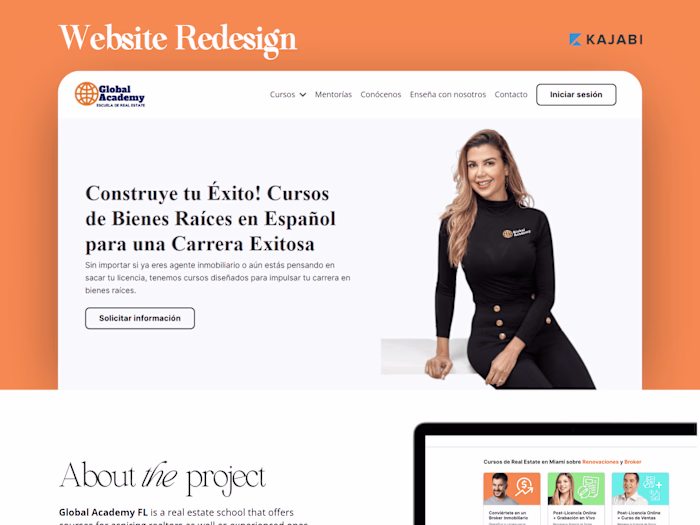 Kajabi Website Redesign for Real State School