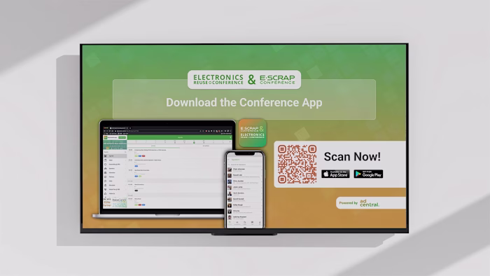 Electronics Reuse & E-Scrap Conference Digital Signage Design