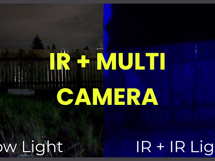 I created an AI security camera system with IR and machine v...