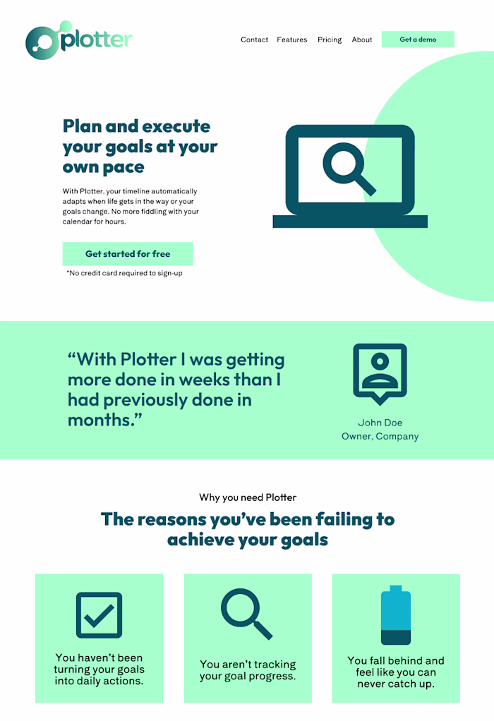 Home Page Copywriting - SaaS Start Up