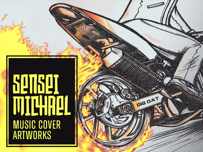 SENSEI MICHEAL; SONG COVER ARTWORKS