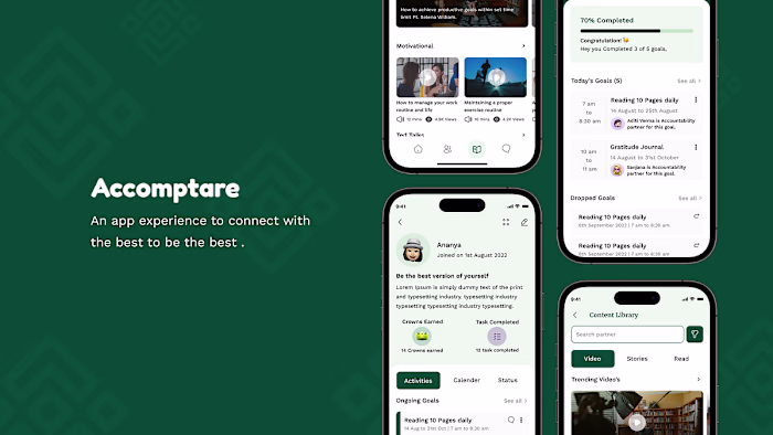 Accomptare: Designing an experience for people to achieve goals