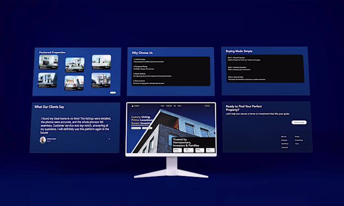 Luxury Real Estate Landing Page