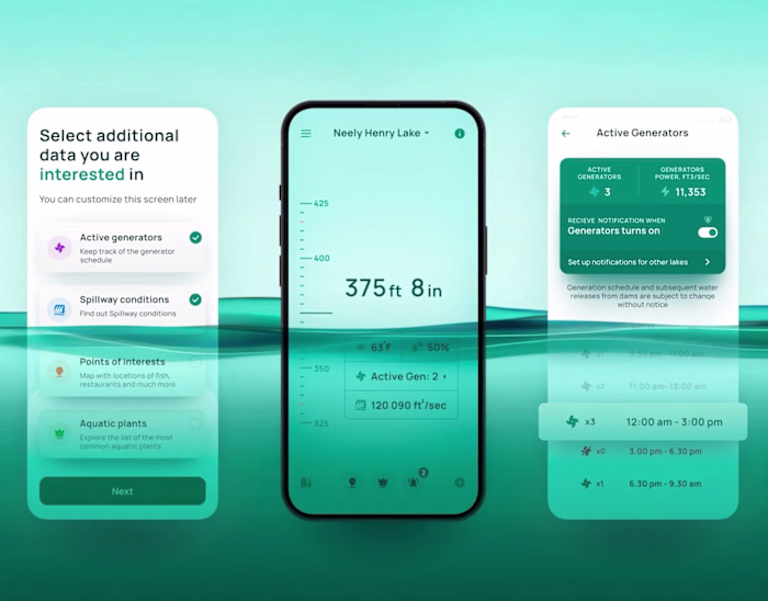 UI UX Design for Alabama Power Shorelines