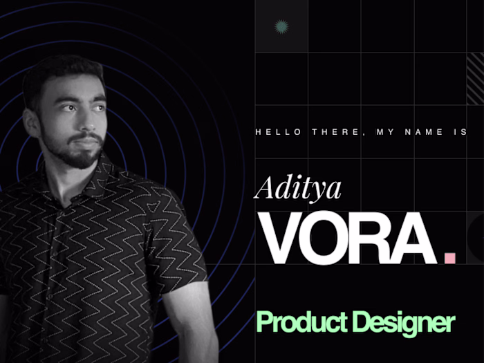 Aditya Vora • Portfolio 2023 ⚡