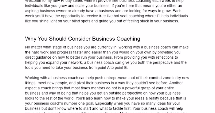 Merkari Collective - Business Coaching Marketing Material