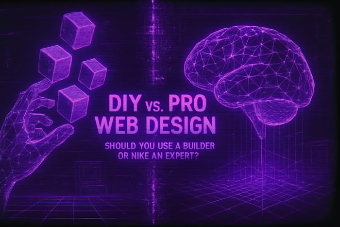 DIY vs. Pro Web Design: Should You Use a Builder or Hire an Expert?