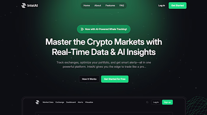 IntelAI - Landing Page