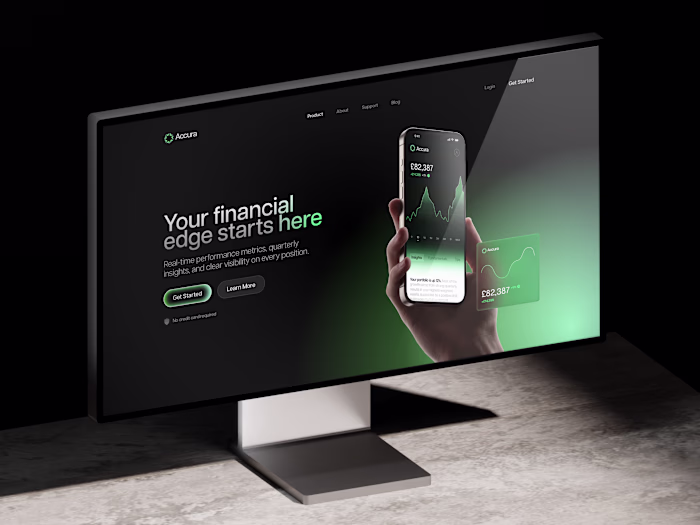 Accura - Branding & UI Exploration