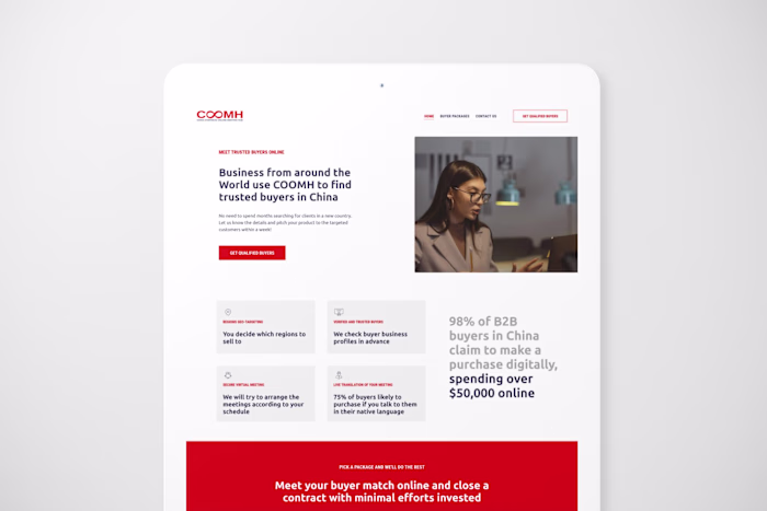 Duda Website Template / 2018