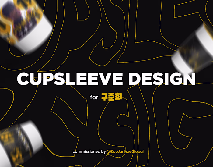 Cupsleeve Design | Junhoe Day Special :: Behance