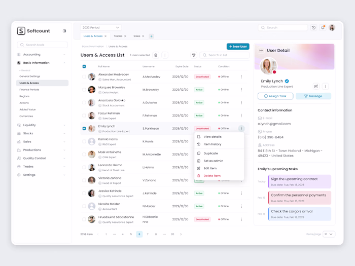 ERP Dashboard