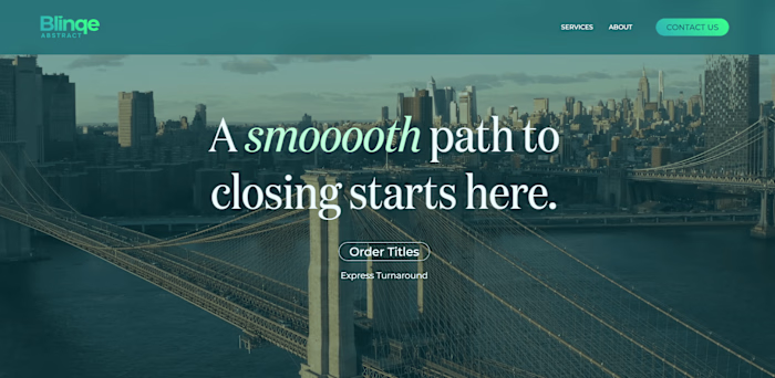 Blinqe Abstract Web Development