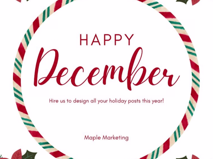 Winter Instagram Advertisement 