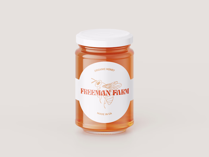 Organic honey branding