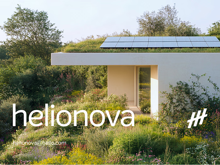 Helionova Dutch Solar Energy Startup Branding and WebDesign