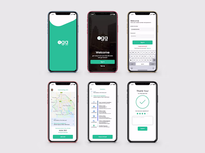 A public transport mobile application