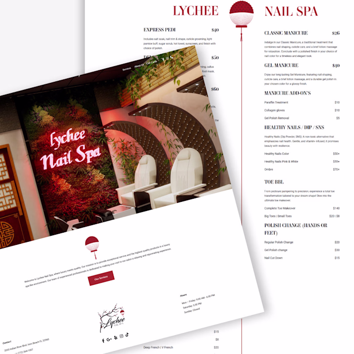 Lychee -wellness brand Webflow Website Development