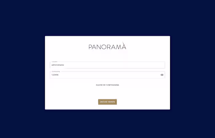 Diseño de App / Panorama