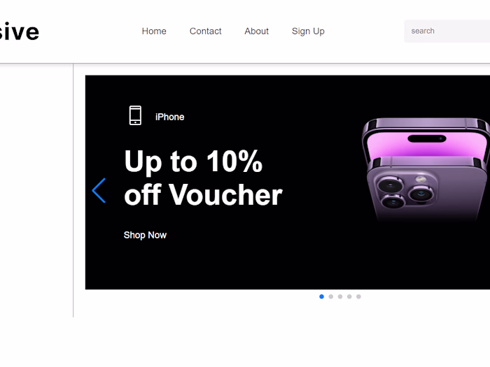 Exclusive Commerce (Vue.js)