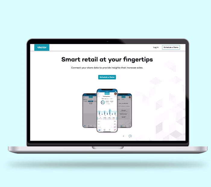Vector Retail App & Promotional Website