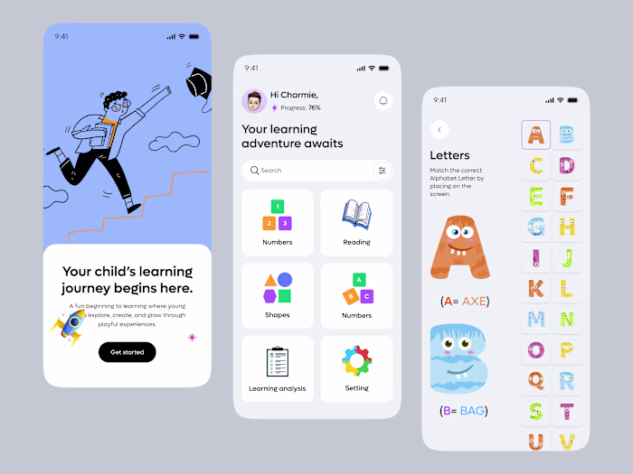 Pre-School Learning Mobile App –