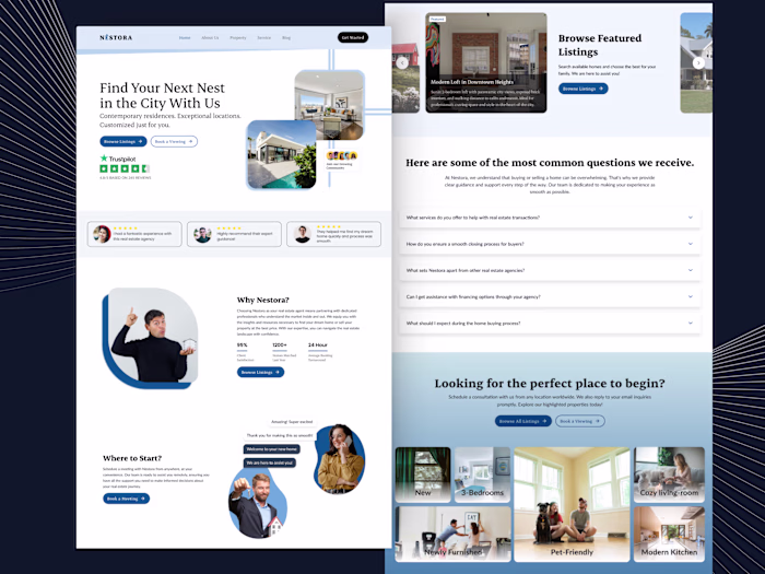 High-Conversion Real Estate Landing Page Design