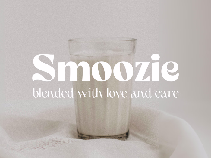 Smoozie - Brand identity