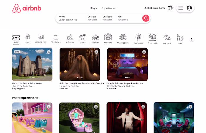 Redesigning of Airbnb onboarding website