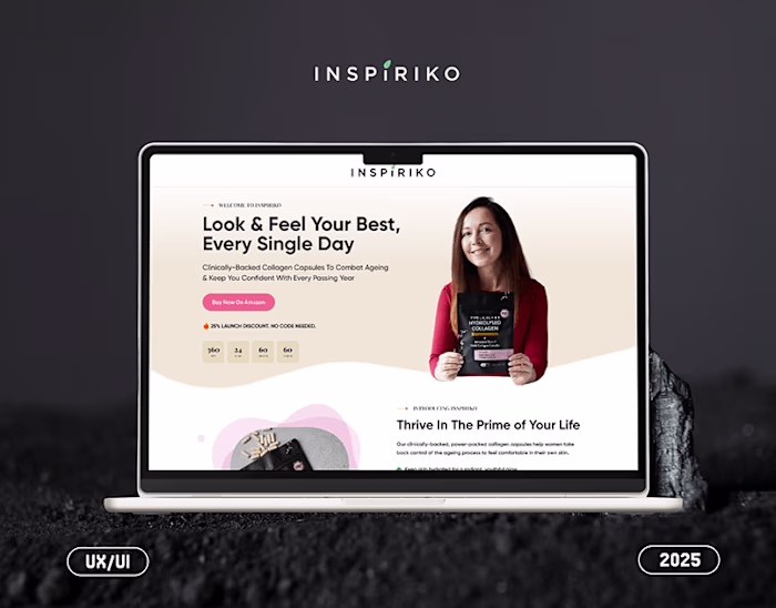 Inspriko / Landing Page