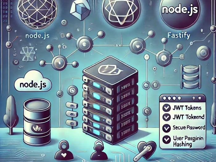 Backend API for Authentication System with Node.js and Fastify