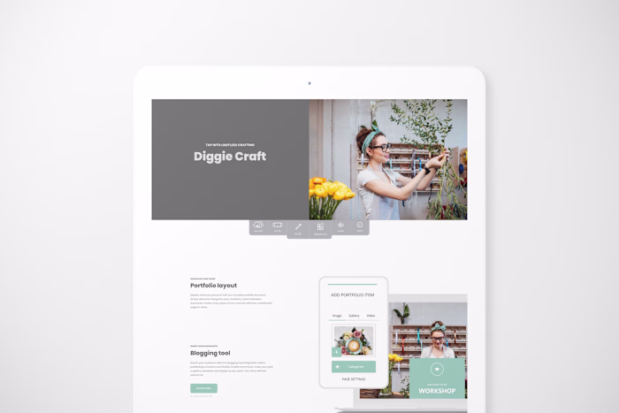 White Label Website Builder / 2017