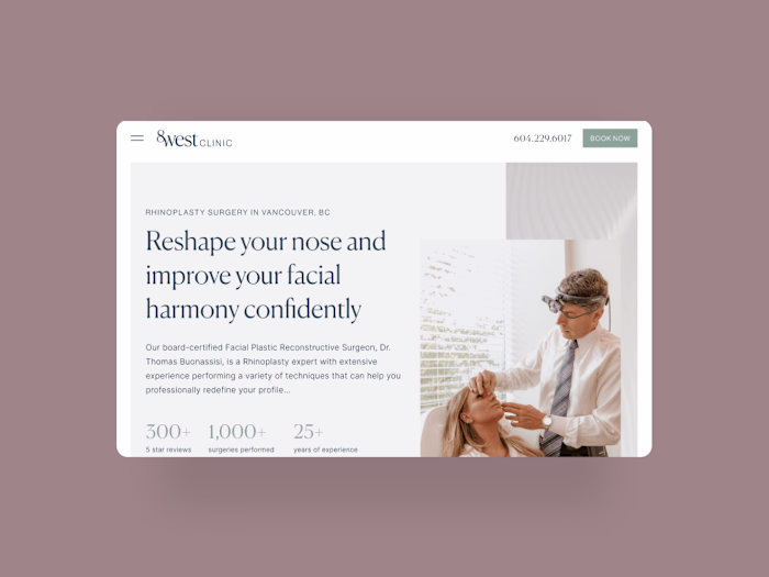 8 West Clinic Website Design & Development