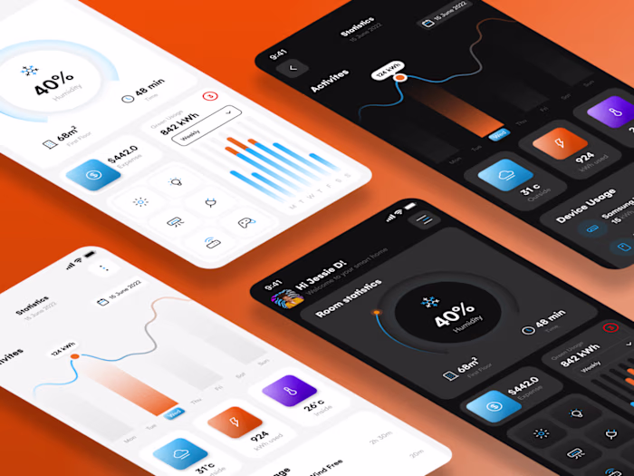Smart House Mobile App - UI/UX