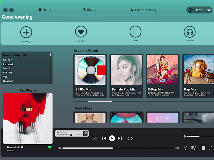 Spotify Friend Activity