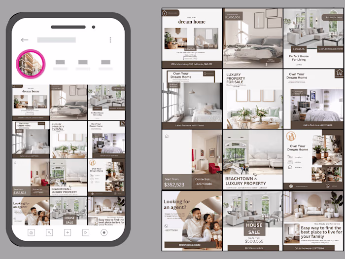 Instagram Grid Design | Images :: Behance