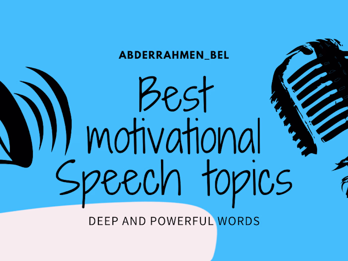 I will write you a unique motivational speech