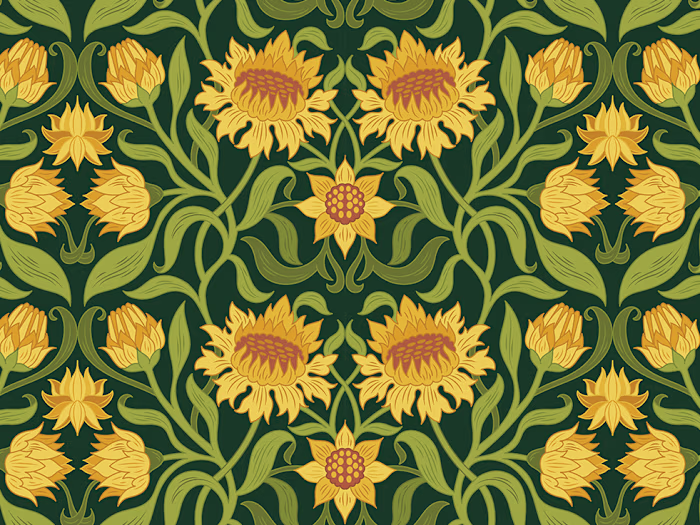 How to Create a William Morris Pattern in Illustrator