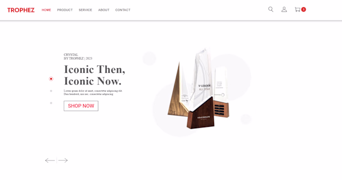 Trophez | B2B E-commerce site development