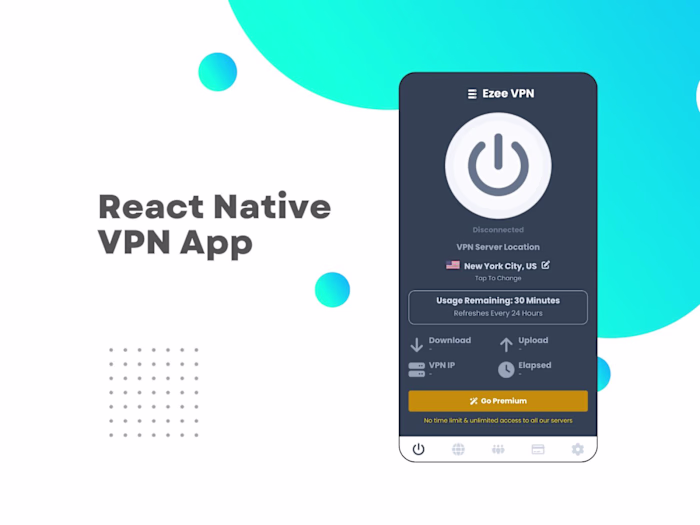 VPN App Developed With React Native