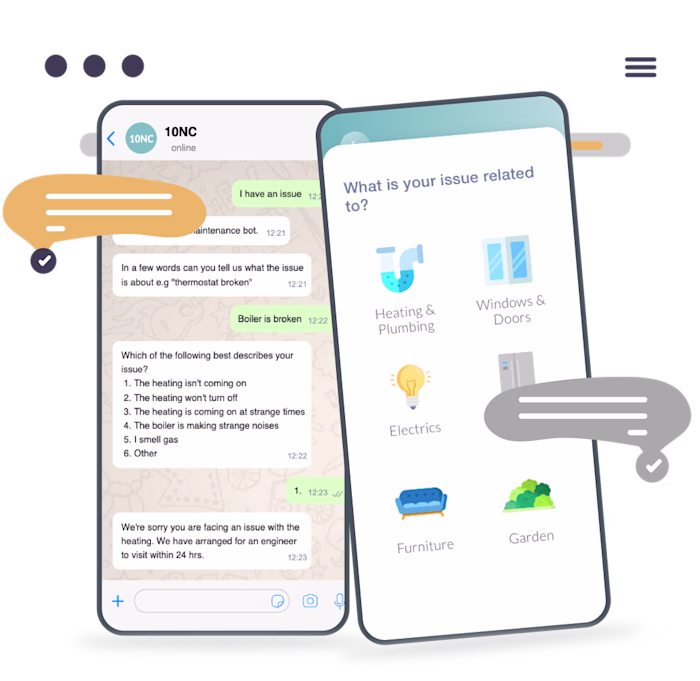 Maintenance issue chatbot