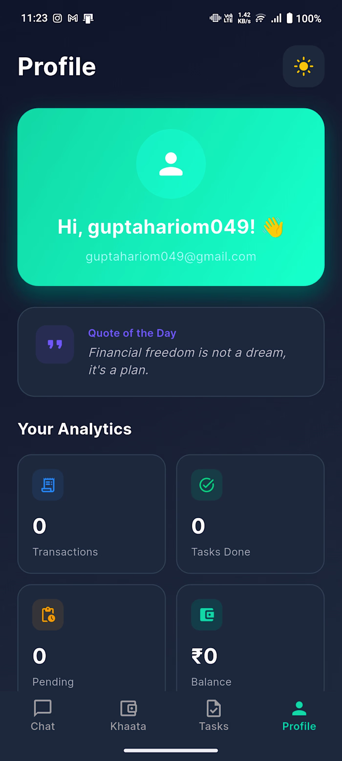 HLedger: AI Expense & Task