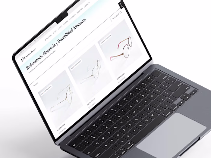 Rebranding and Web Development in shopify -  Mendoza Óptica®