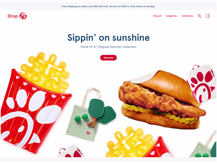 Chick-fil-A Web Design