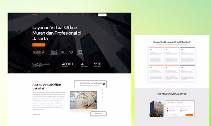 PriOffice Redesign Website