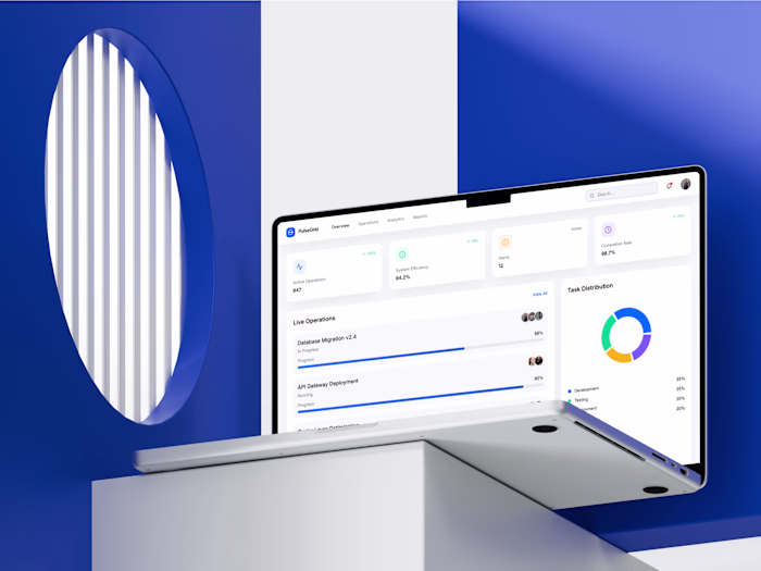 PulseGrid - Operational intelligence dashboard